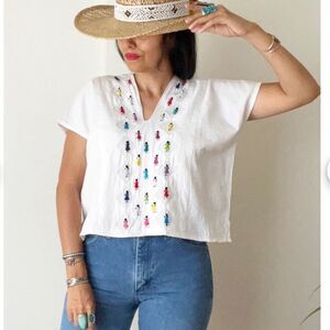 Oaxacan Huipil Blouse from Betaza / Mexican Huipil shirt